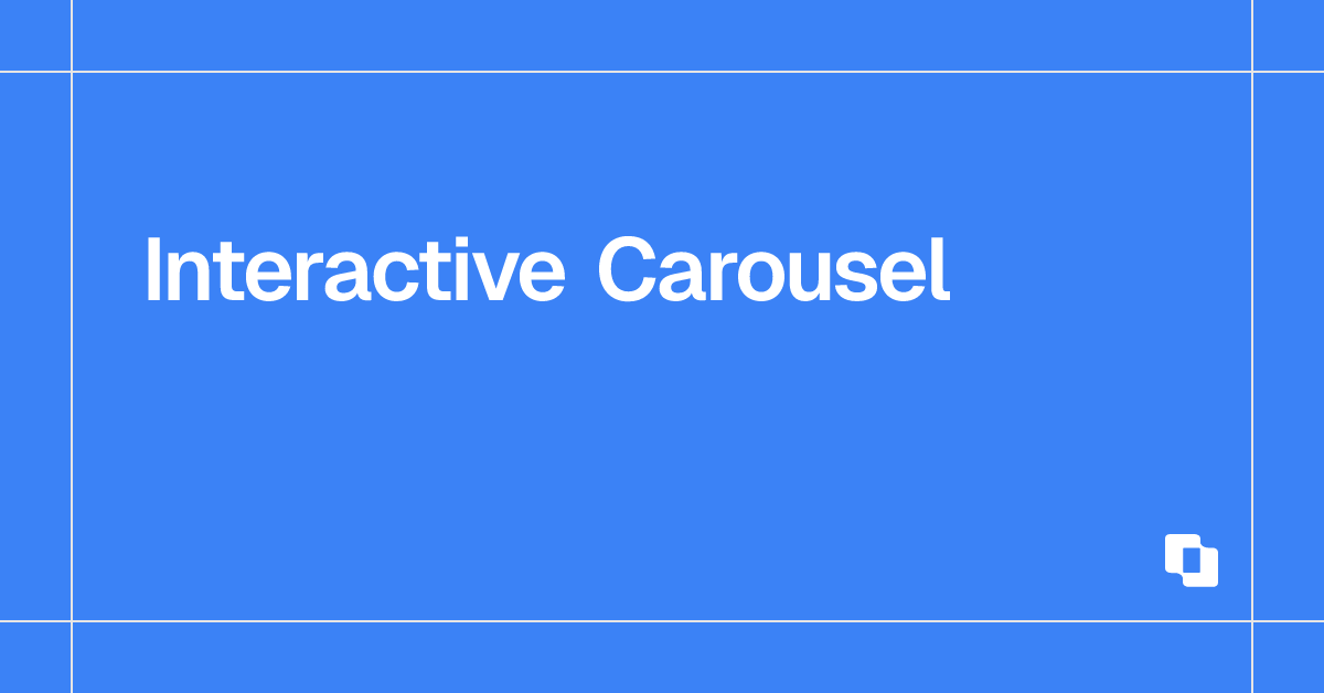 Interactive Carousel | UI Layouts